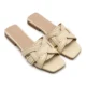Sandalias planas ALICE Vainilla